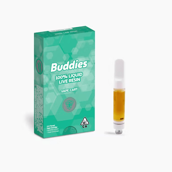 Photograph of product: Buddies Live Resin Cartridge Gas Station Z 1g - 