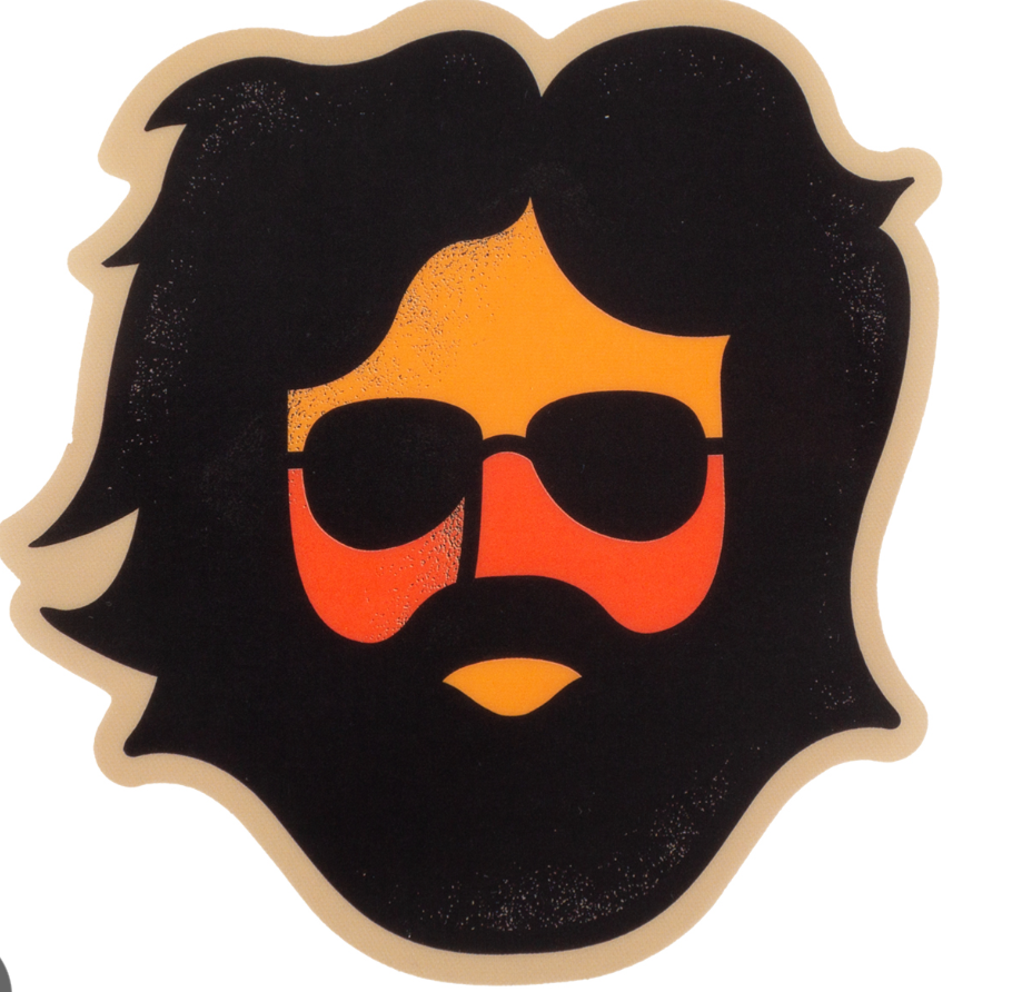 Photograph of product: 10" Dab Mats - Jerry Garcia Keystone Jerry