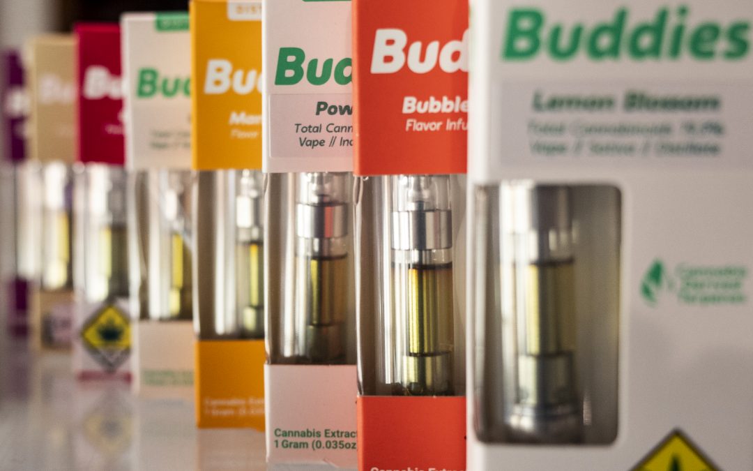 Photograph of product: Buddies - PINEAPPLE BURST - Distillate Cartridge - (1g) - H