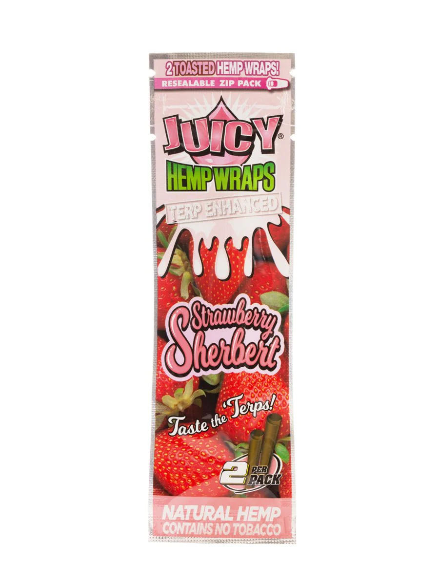 Photograph of product: Accessory - Juicy Jay- Strawberry Shortcake Hemp Wraps
