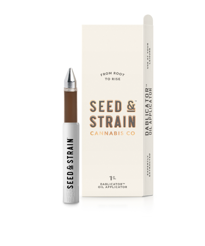 Photograph of product: SEED & STRAIN HYBRID au chocolat OIL 1G