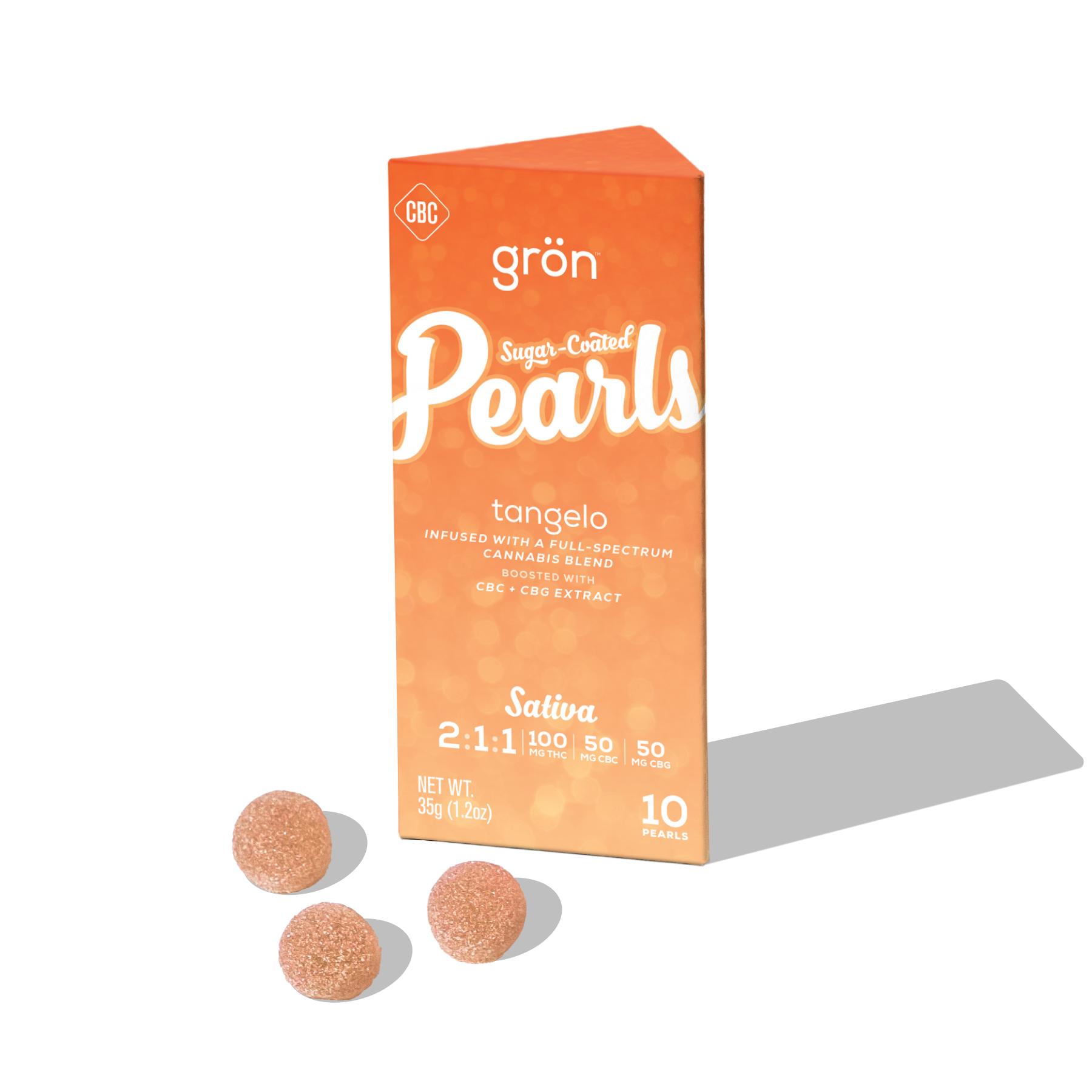 Photograph of product: Gron Tangelo Pearls 2:1:1 100  (CBC/CBG)