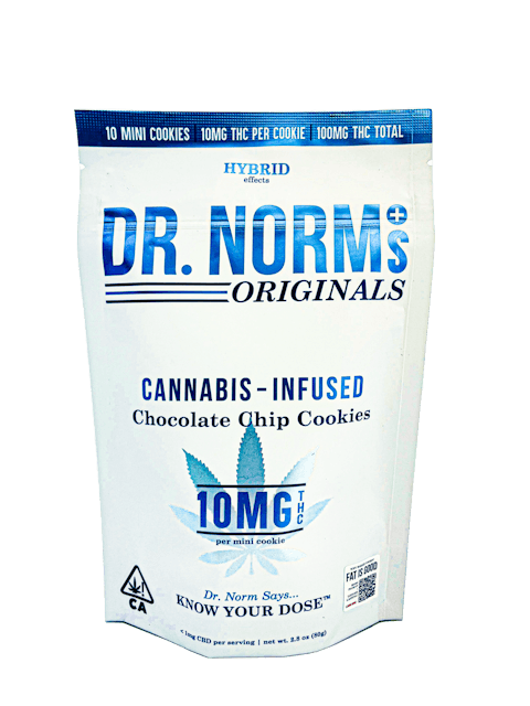 Photograph of product: Chocolate Chip Cookies - 20MG/100MG Edible - 
