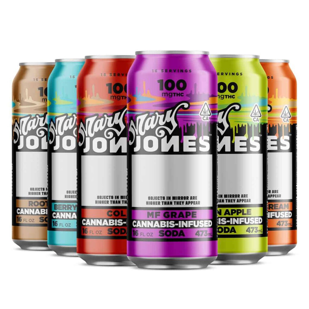 Photograph of product: Mary Jones - Green Apple Soda 100mg