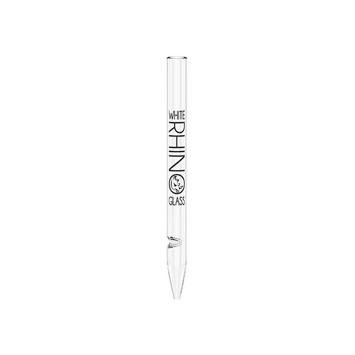 Photograph of product: Pyrex Dab Straw With Silicone Cap | White Rhino