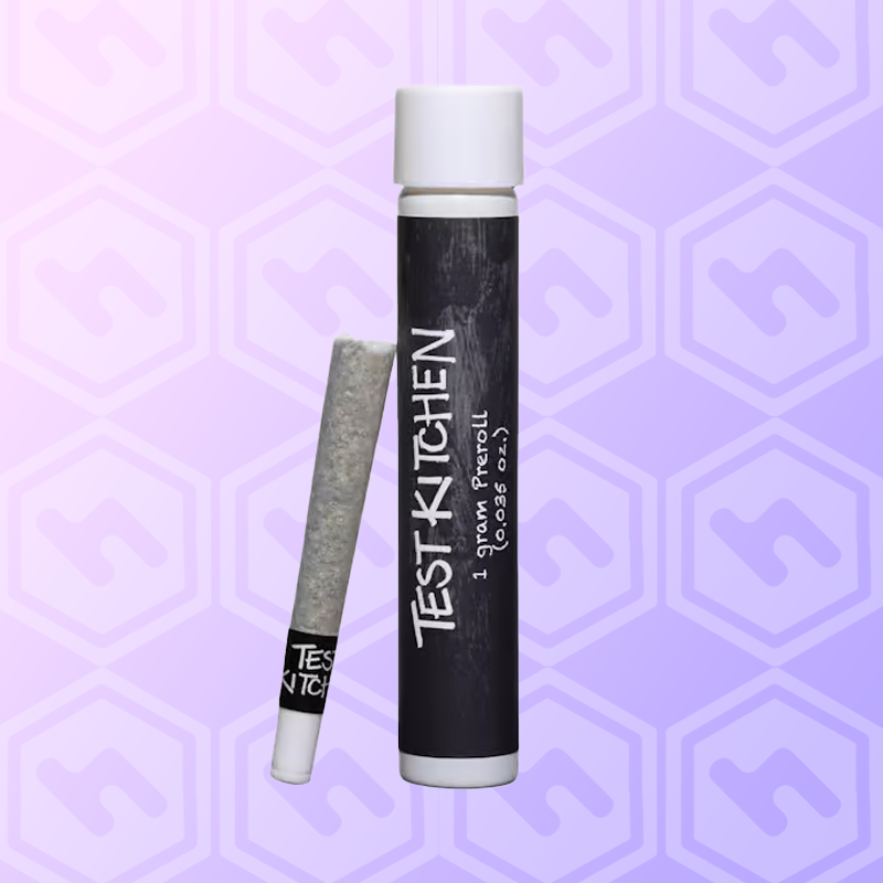Photograph of product: Test Kitchen | Cherry OG x Turbo Diesel | Pre-Roll | 1g