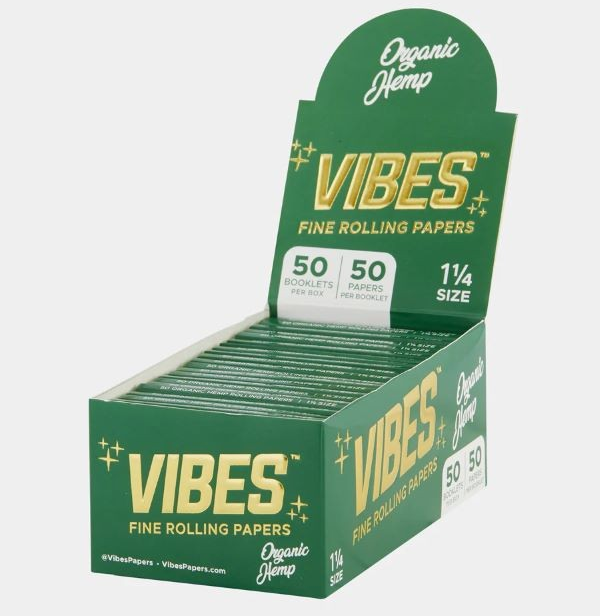 Photograph of product: Organic Hemp Rolling Papers (1 1/4-50 sheets)