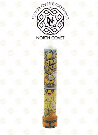 Photograph of product: North Coast | Lemon Head | TIER 3 | Pixie Stix | au chocolat Infused Cigarillo | 1.5g