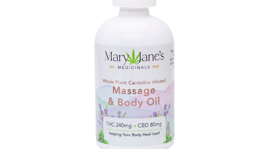 Photograph of product: Mary Jane's Massage Oil 1 oz