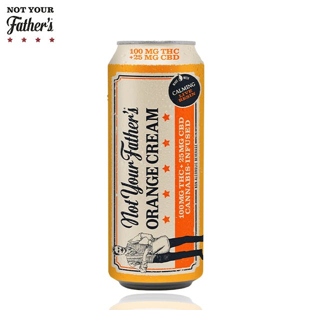 Photograph of product: Not Your Father's - Orange Cream Soda Live Resin - 100mg TH-oui + 25mg CBD - Single