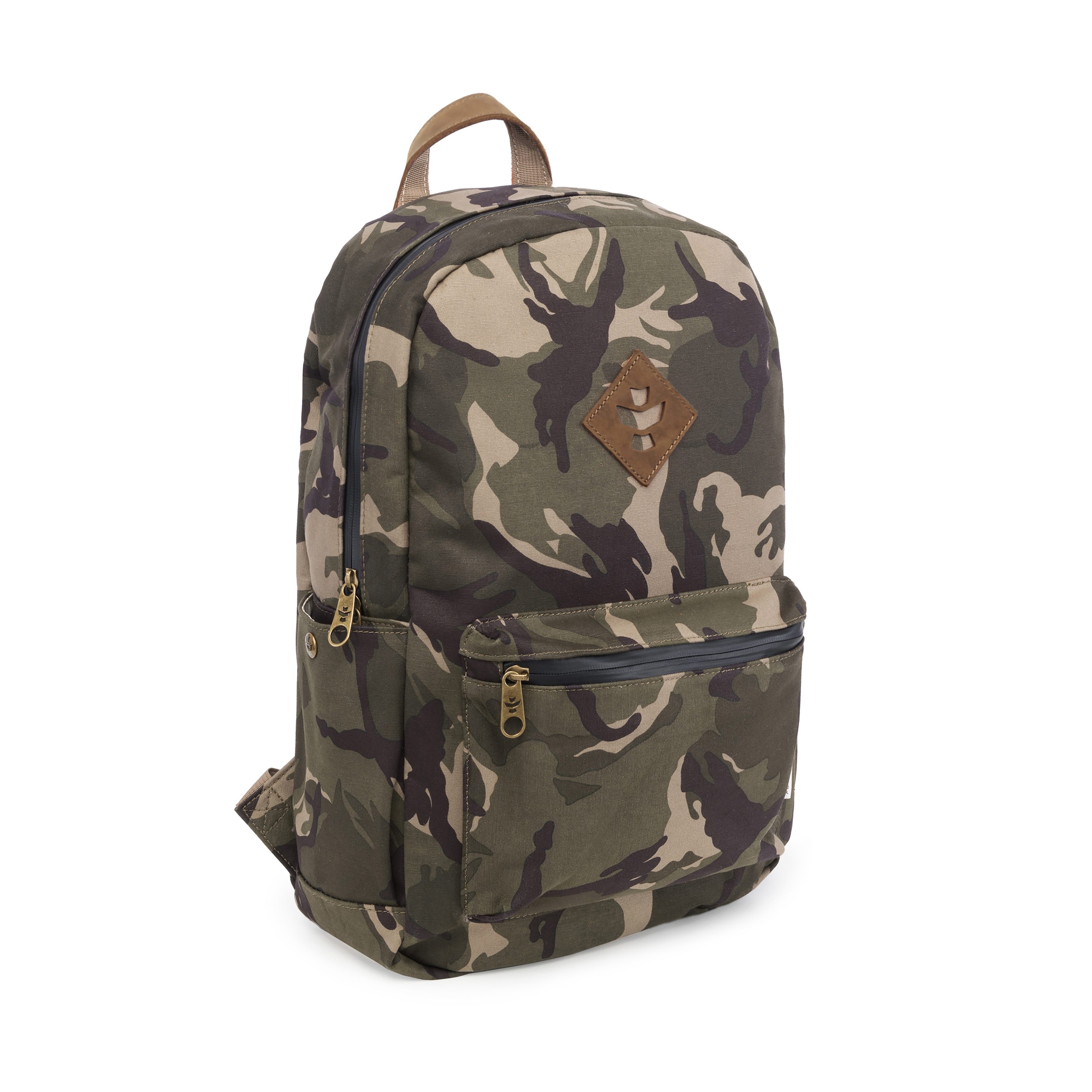 Photograph of product: Explorer | Smell Proof Backpack | Canvas & Leather