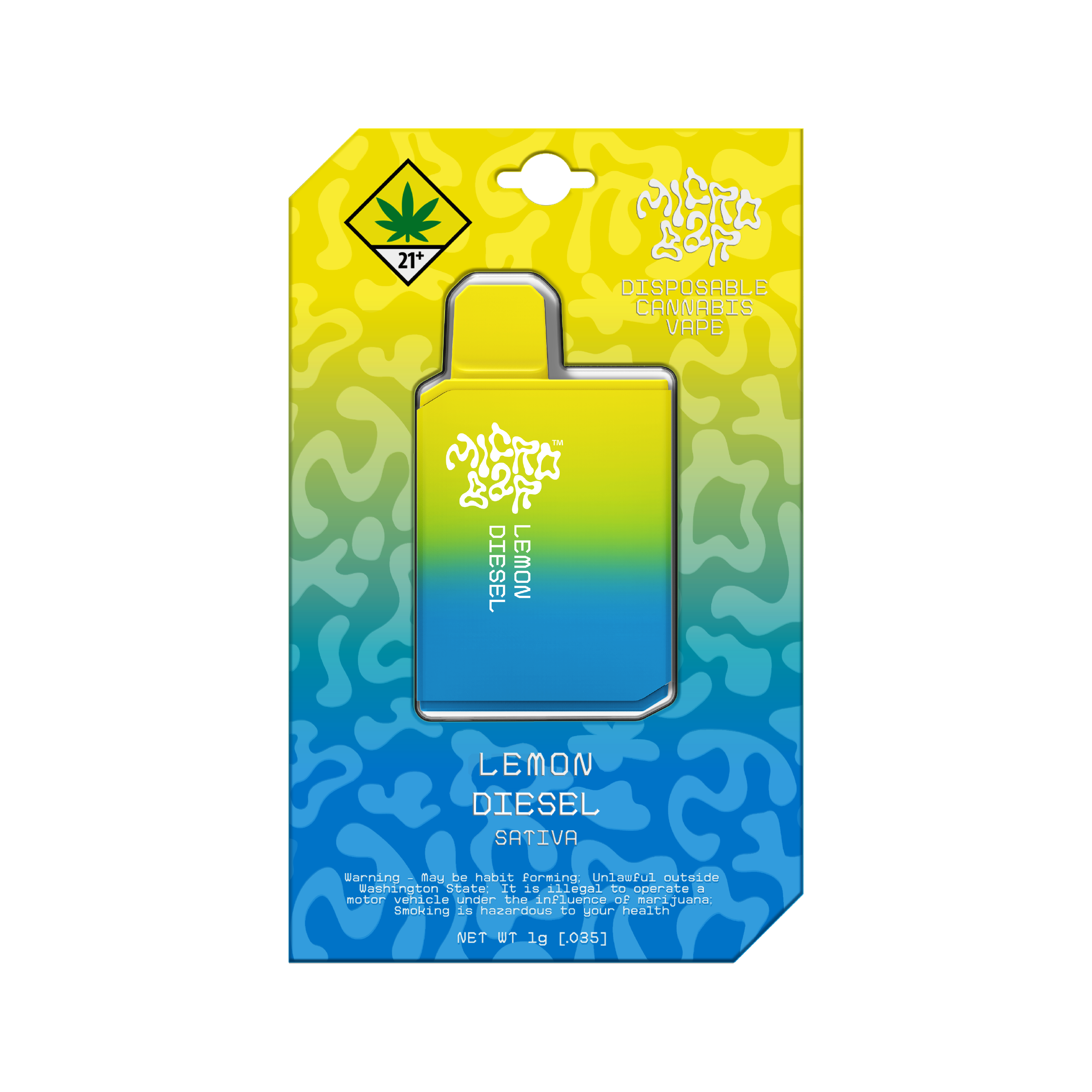 Photograph of product: Lemon Diesel Disposable | 1g