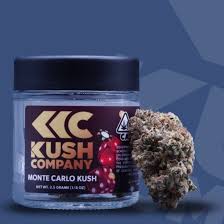 Photograph of product: Kush Co. Flower Monte Carlo Kush - 3.5g
