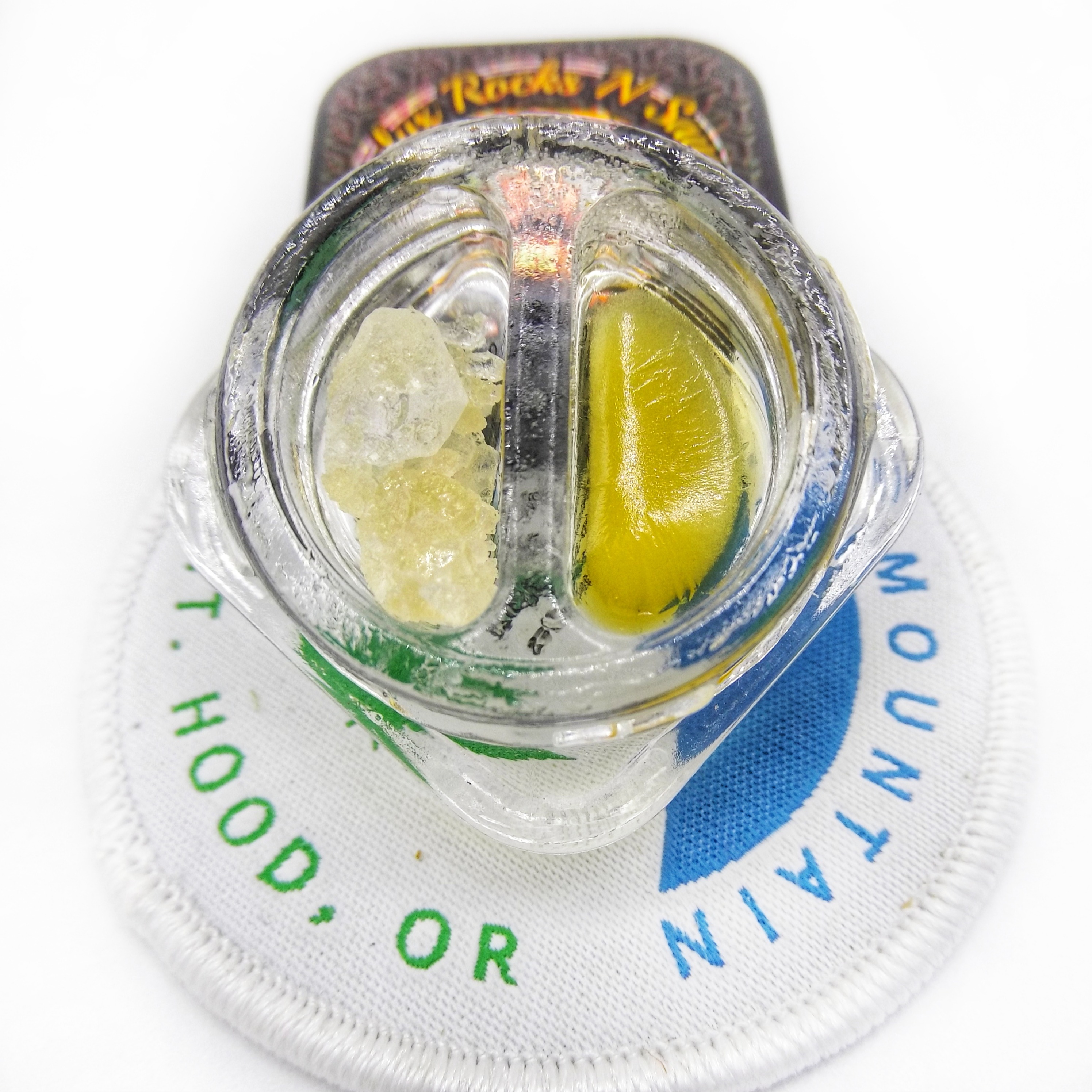 Photograph of product: Calyx 1g Mint Octane Oui'd Diamonds & Sauce