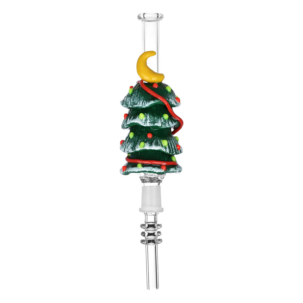 Photograph of product: Christmas Tree Dab Straw | 7" | TAX INCLUDED