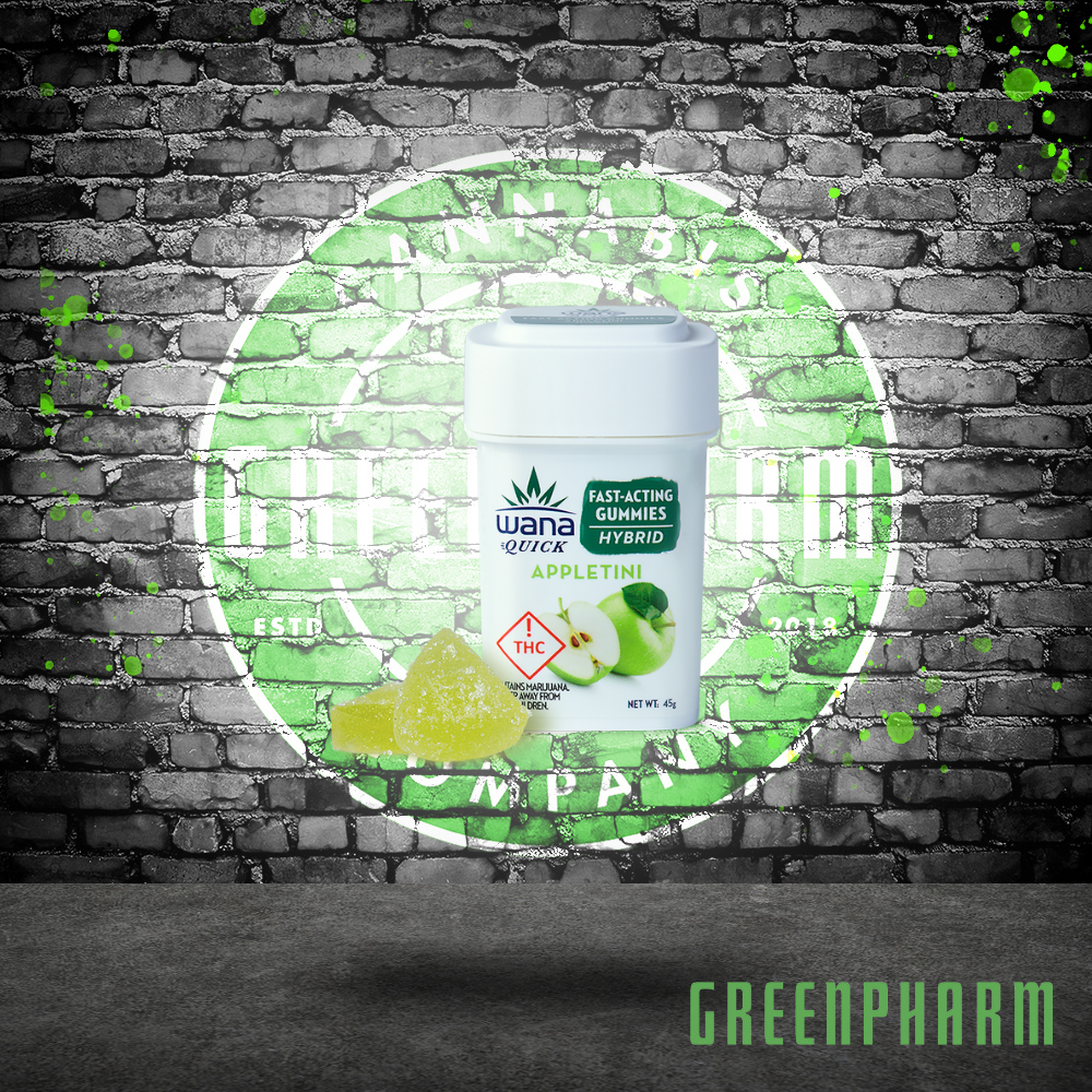 Photograph of product: Wana Quick Lift Clementine Shine 50mg