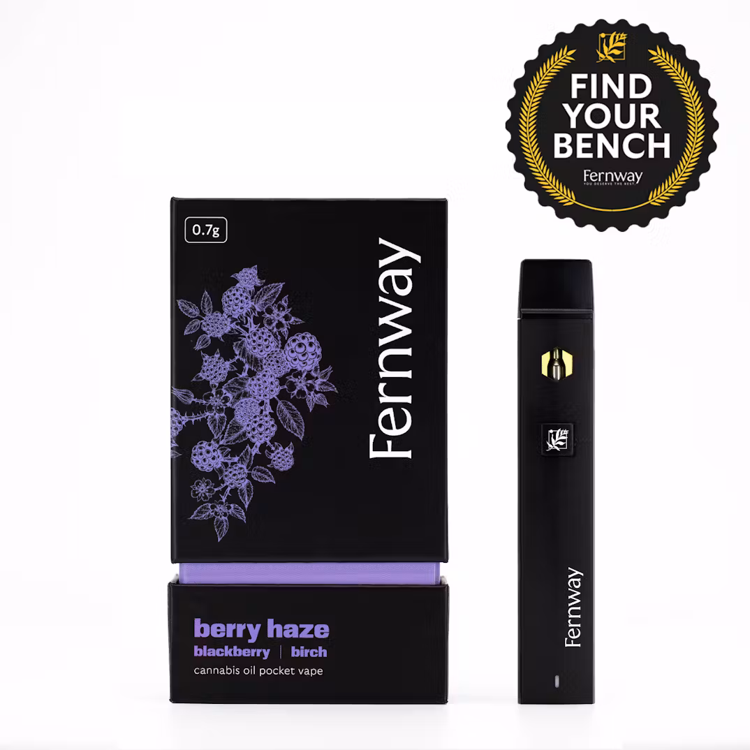 Photograph of product: Berry Haze | 2g Disposable | Fernway Traveler