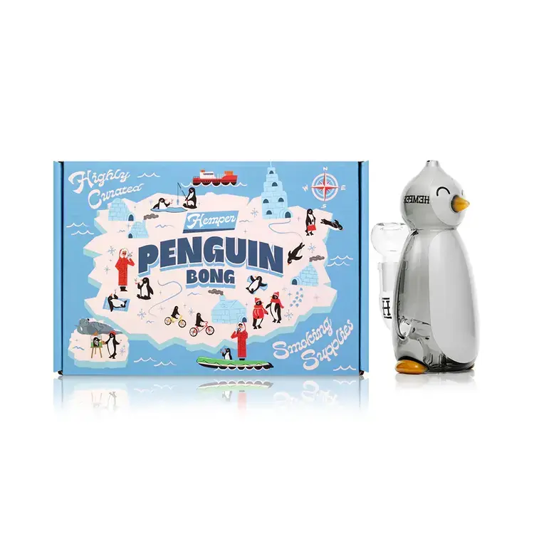 Photograph of product: Bong - HEMPER Penguin 6.2"