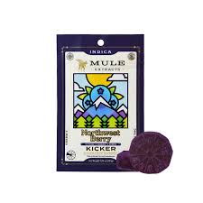 Photograph of product: Mule 100mg 1:1:1 Northwest Berry Gummy