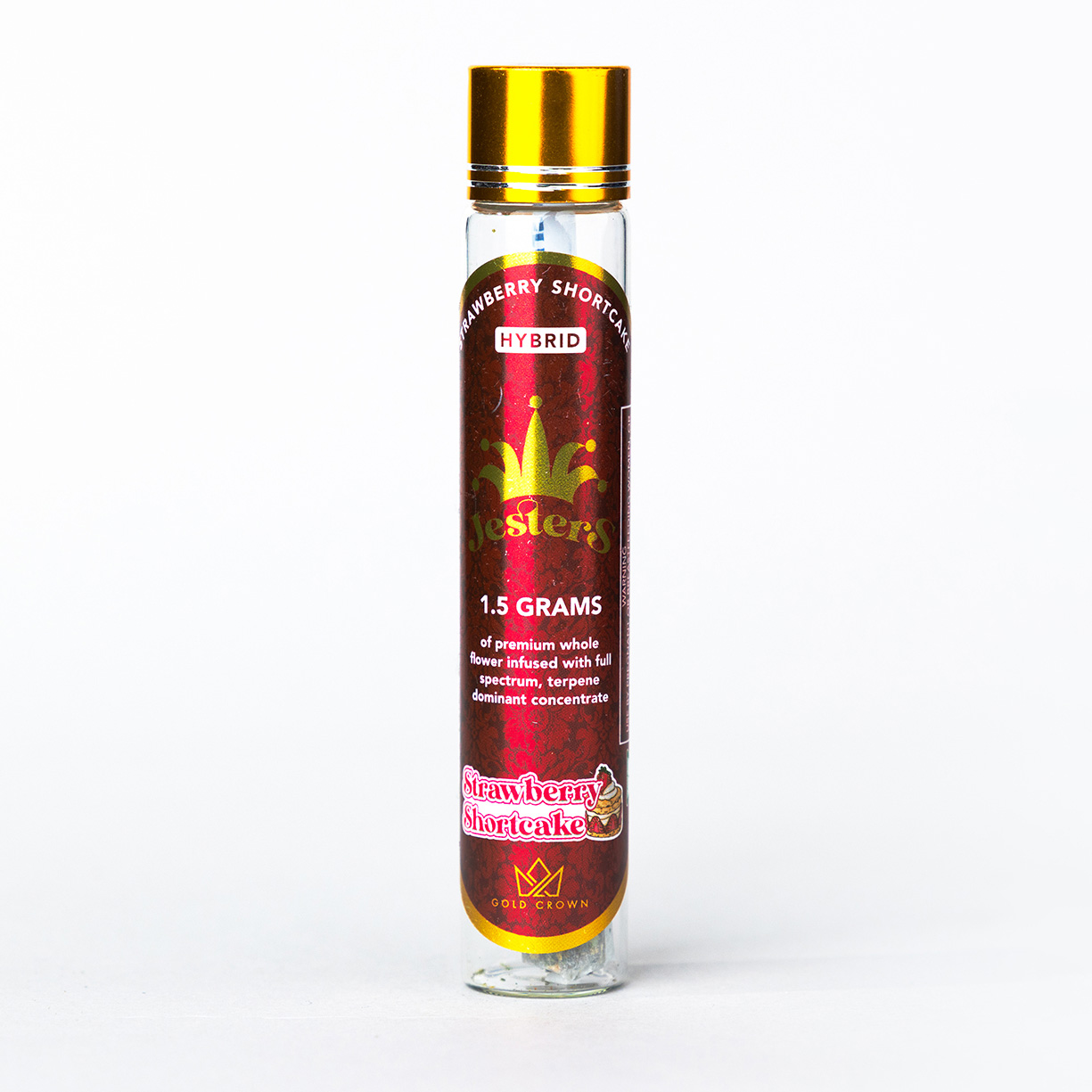 Photograph of product: Jester 1.5g Infused Preroll Pineapple Upside Down Cake