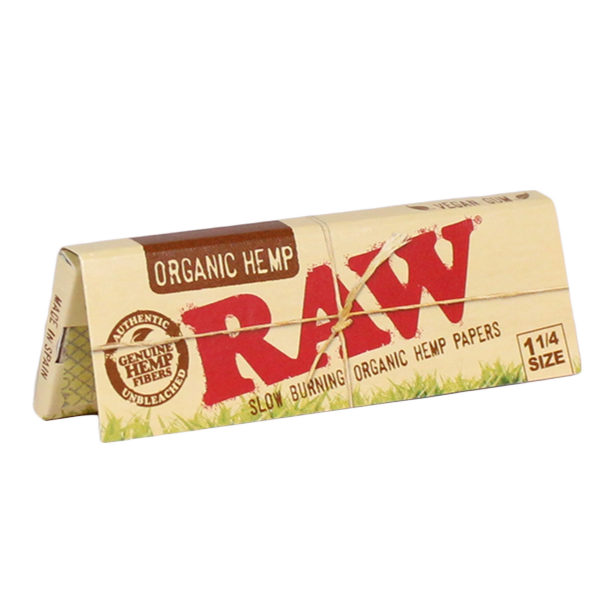 Photograph of product: RAW Organic Hemp Rolling Papers 1-1/4"