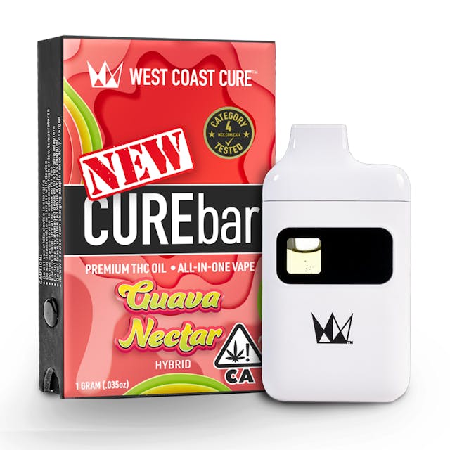 Photograph of product: Guava Nectar (H) 1g CUREbar AIO - Guava Nectar (H)