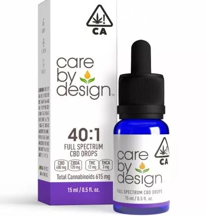 Photograph of product: 40:1 CBD TINCTURE 15ML