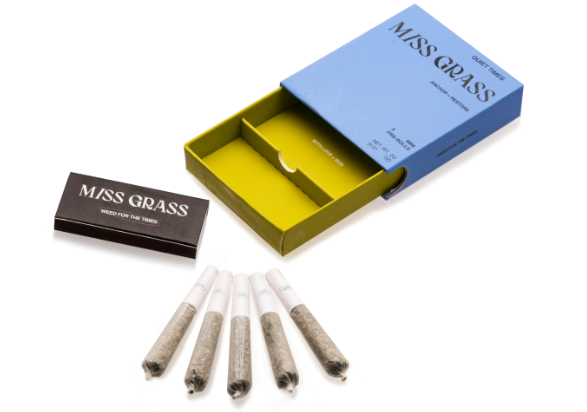 Photograph of product: Miss Grass Pre-Roll 5pk- Quiet Times