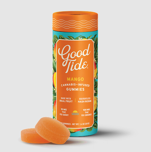 Photograph of product: Good Tide - Mango [100mg] - 10pk Edibles