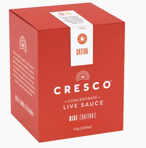 Photograph of product: Cresco - Live Resin Sauce - Purple Churro (H)