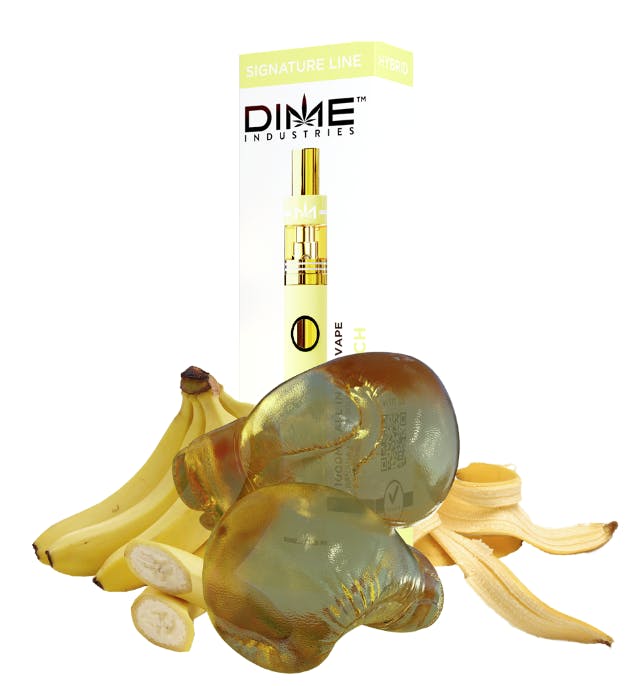 Photograph of product: Dime | Banana Punch | 2g Disposable Vape