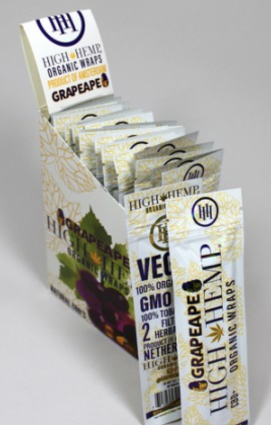 Photograph of product: High Hemp Grapeape Organic Wraps