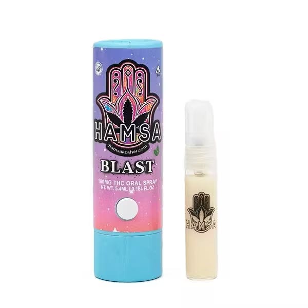 Photograph of product: Hamsa | Mint Blast | Oral Spray | 100mg