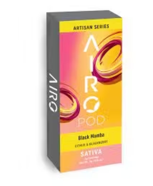 Photograph of product: Airo Pod 0.5g- Black Mamba (Artisan Series)