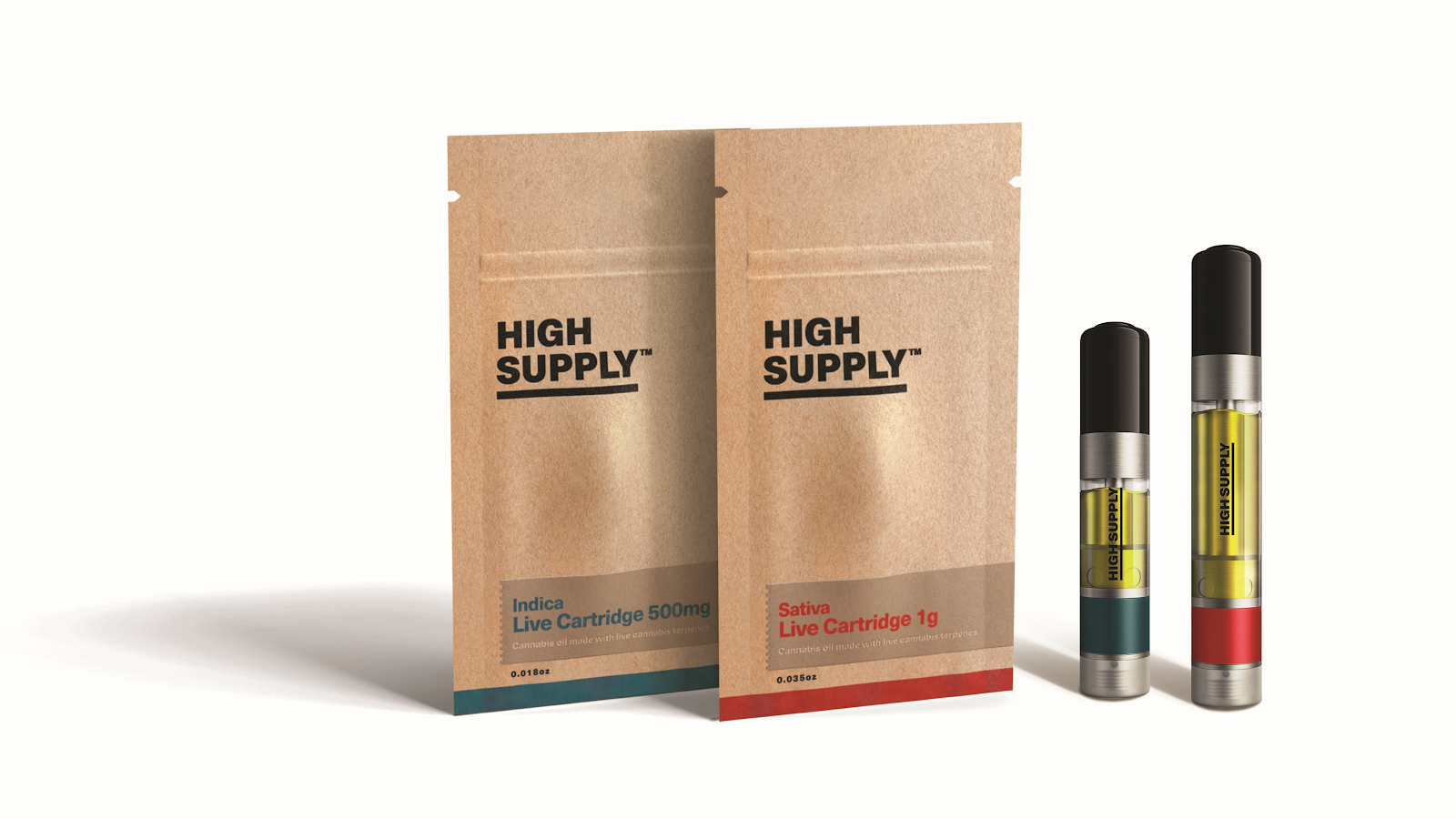 Photograph of product: High Supply 1g Live Resin Cart - Horchata - Oui'd