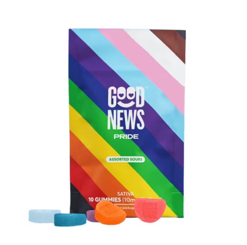 Photograph of product: Pride [Assorted] | Gummy | 100mg | 20pk