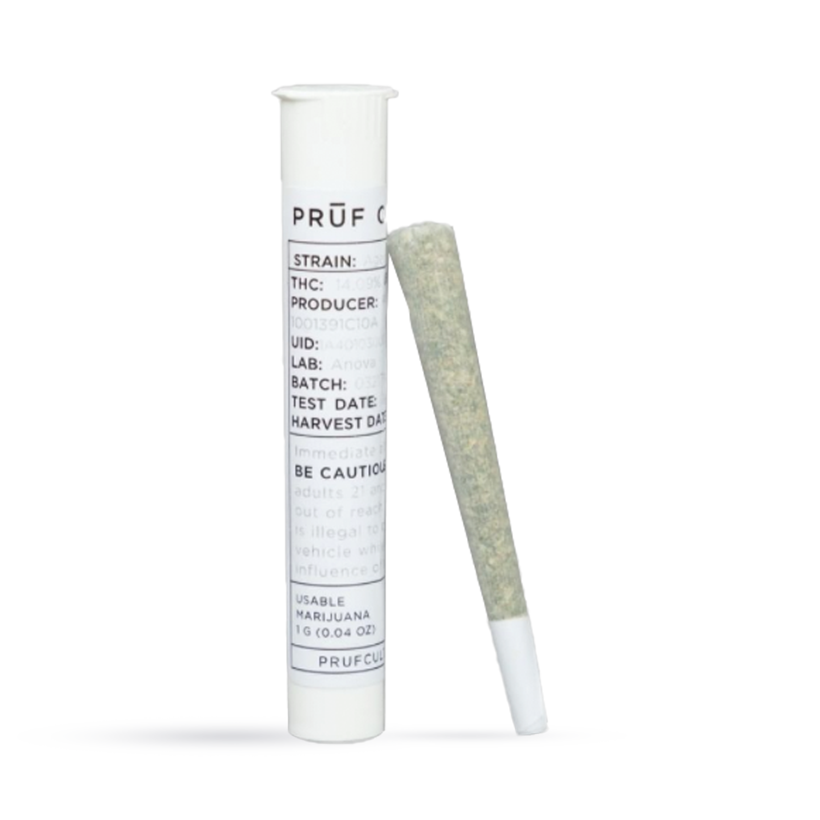 Photograph of product: Pruf Cultivar Grape Ade Single Pre-Roll 1g