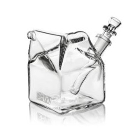Photograph of product: Grav Milk Carton Bubbler