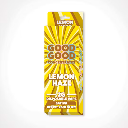 Photograph of product: GOOD GOOD | LEMON HAZE DISPOSABLE