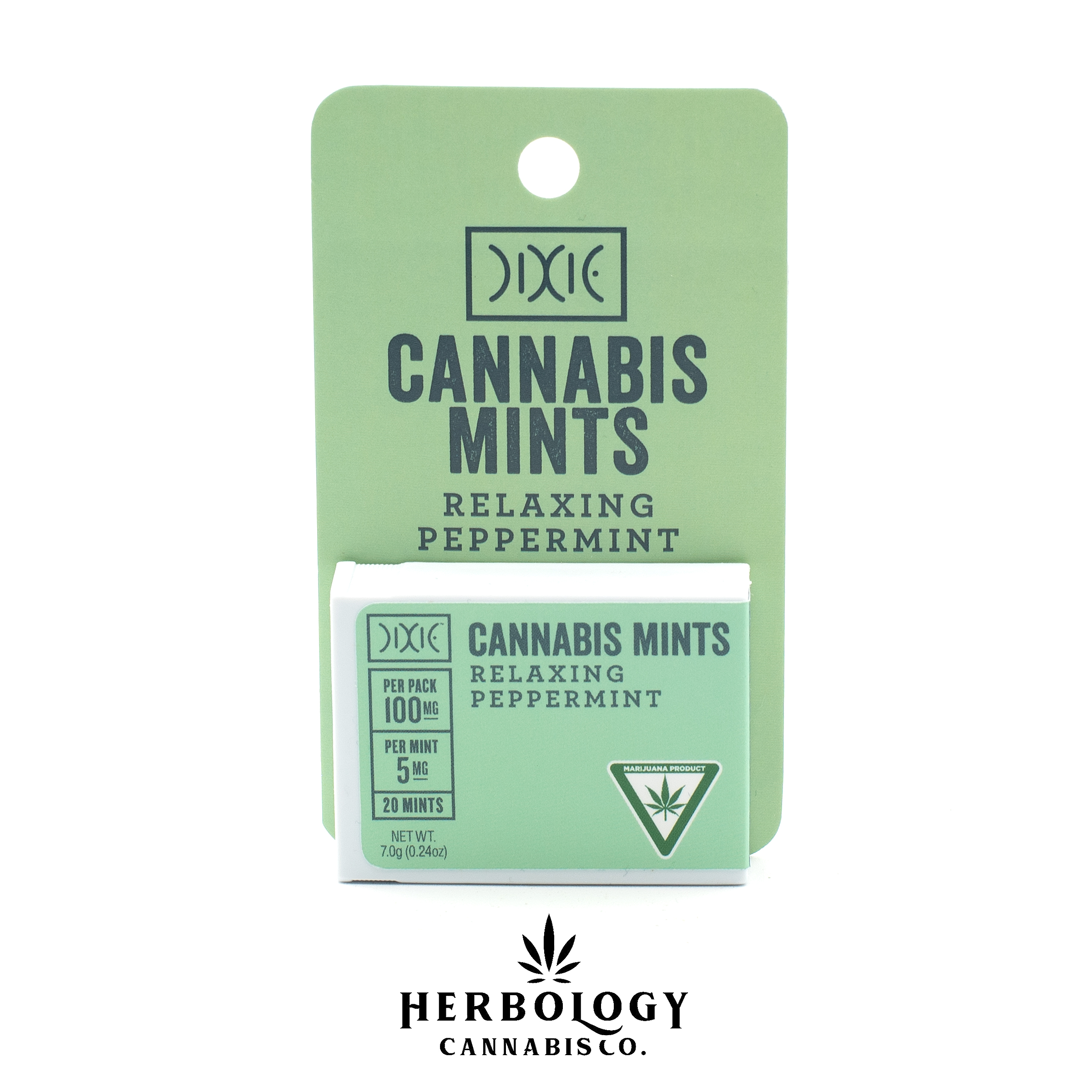 Photograph of product: Dixie | Mints | Relaxing Peppermint | 100mg