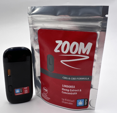 Photograph of product: Light Zoom Hemp Disposable - CBG:CBD - Hawaiian Haze