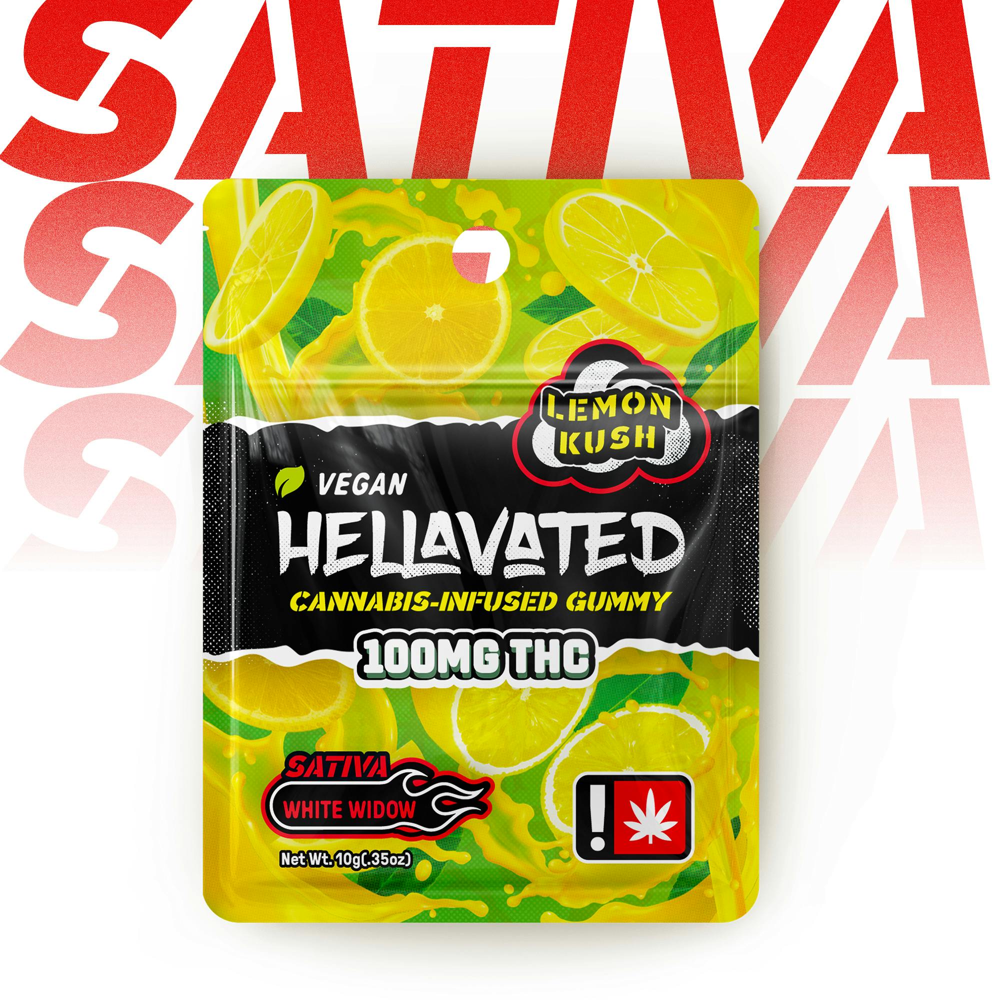 Photograph of product: Hellavated | Lemon Kush - 100mg