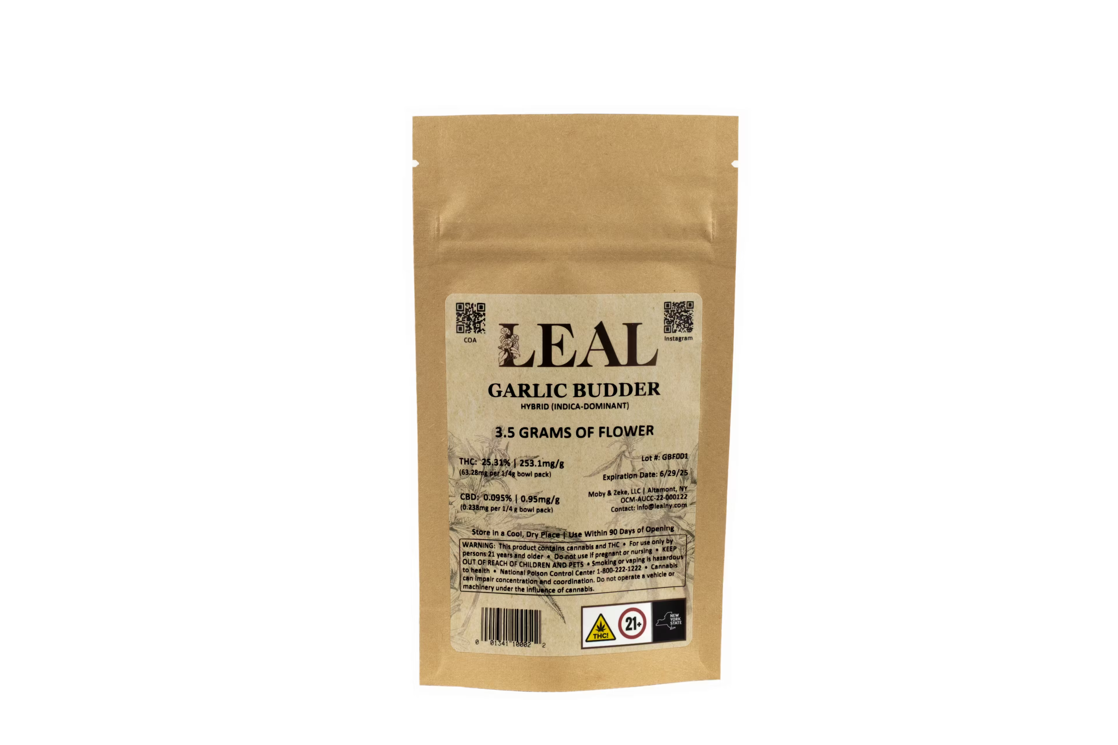 Photograph of product: Leal | Garlic Budder | 3.5g