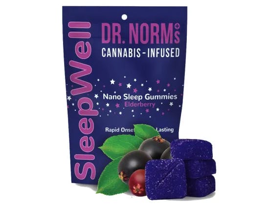 Photograph of product: Sleepwell Elderberry 100mg Gummies - 