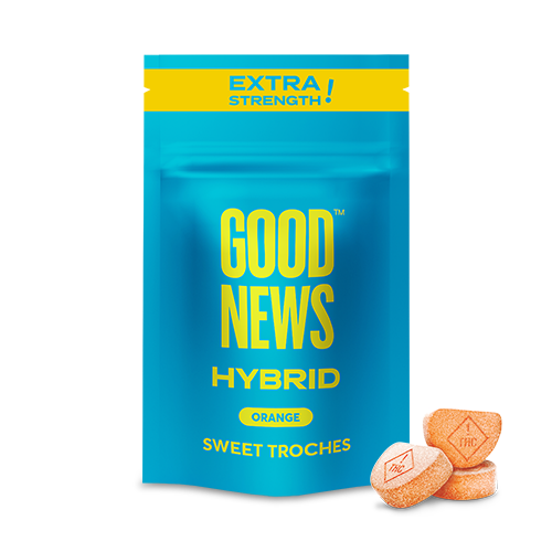 Photograph of product: 10ct/50mg Troches (Orange)