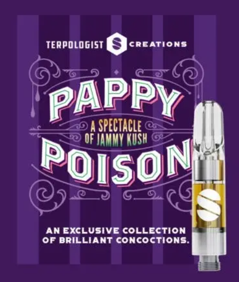 Photograph of product: Liquid Diamond Vape - Pappy Poison - 0.5g