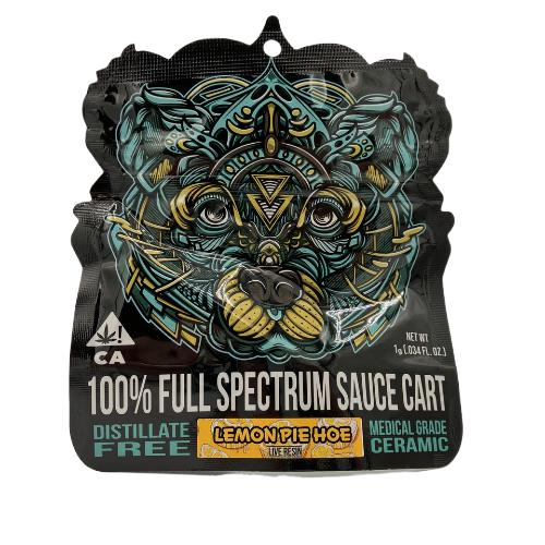 Photograph of product: Bear Labs Lemon Pie Hoe Live Resin Sauce Cartridge 1g