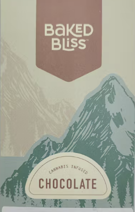 Photograph of product: Milk Chocolate Bar. au chocolat Rosin. 200mg. Baked Bliss