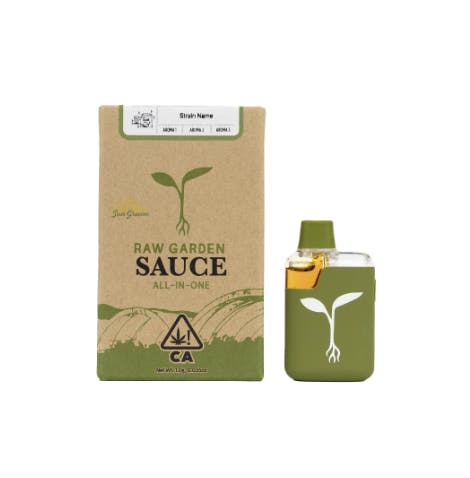 Photograph of product: Strawberry Jack #13 Sauce All In One Disposable 1g - Sales Floor