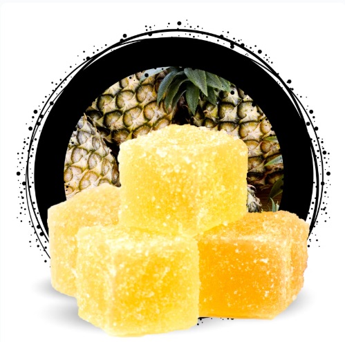 Photograph of product: Pineapple Hybrid Gummies | 100MG